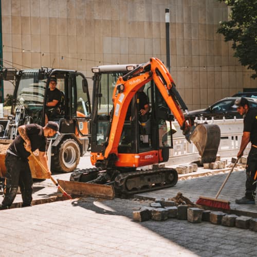 Firma Erkens beim der Arbeit | Marc Erkens ME-Straßenbau